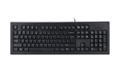 Клавиатура A4 KRS-85 COMFORT A-SHAPE BK с кабел и кирилизация, черна
