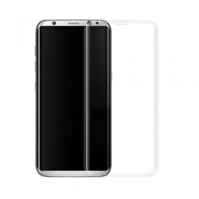 Стъклен протектор за целия екран, No brand, За Samsung Galaxy S8, 0.3mm, Прозрачен