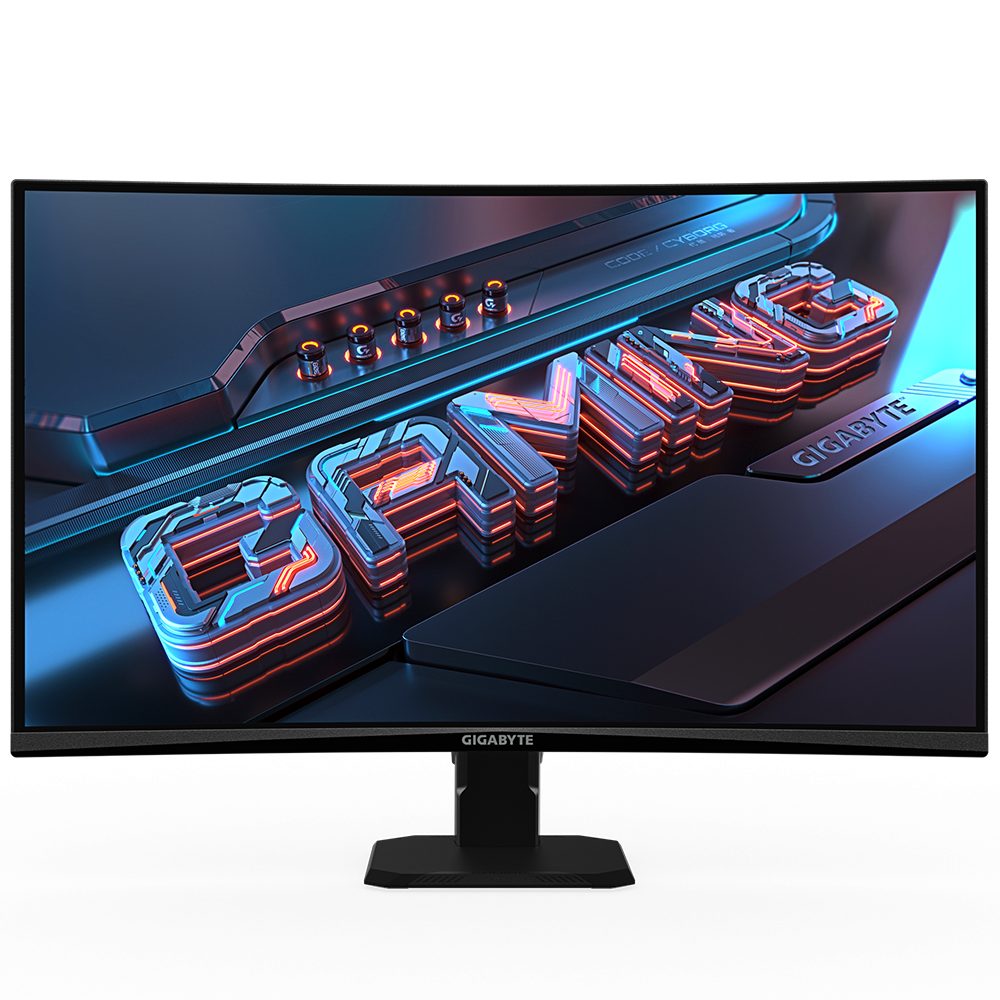 Геймърски Монитор Gigabyte GS27QCA - 27" inch SS/VA 1500R, QHD (2560x1440), 180Hz, 1ms, HDR Ready