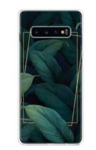 Силиконов калъф черно/зелен за Samsung S20 Plus 