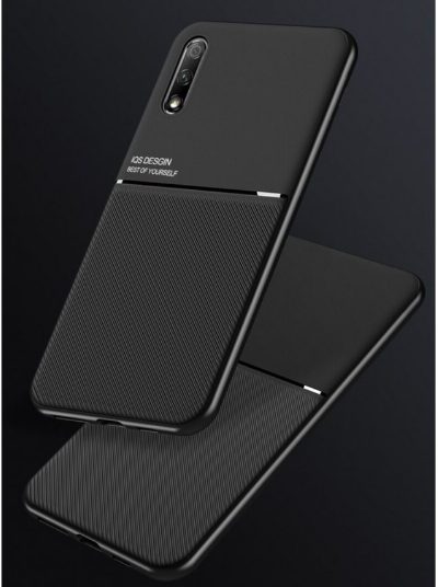 Силиконов калъф IQS Design черен за Samsung S20