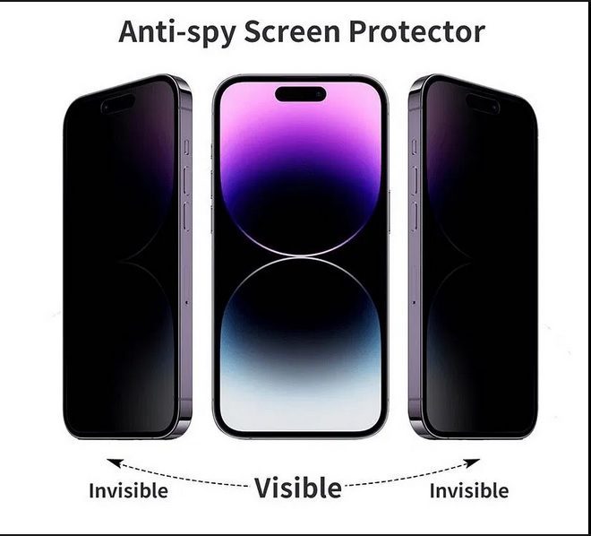 ANTI SPY Стъклен протектор за Iphone XR 