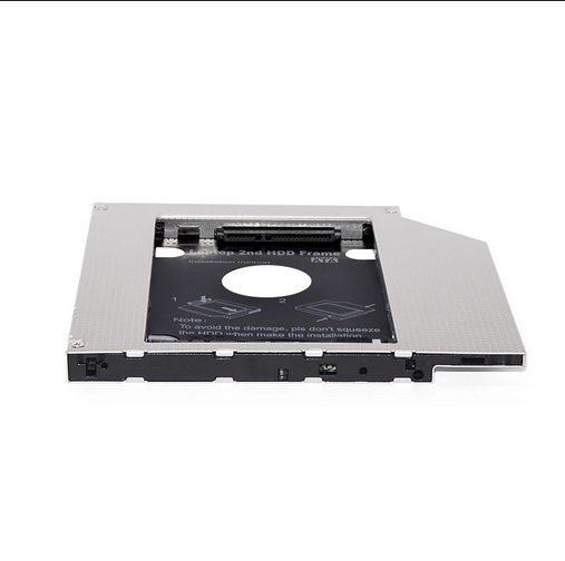 Makki Laptop Caddy 9.5mm SATA3 with LED/switch MAKKI-CADDY-95-LS 