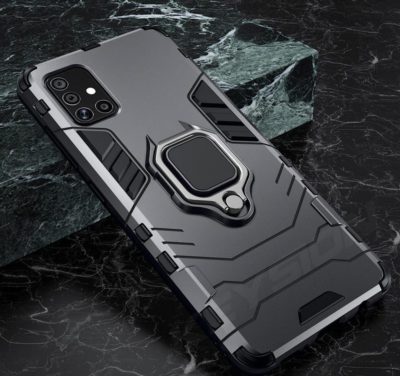 Калъф черен твърд KEYSION Shockproof за Samsung S10 Lite 