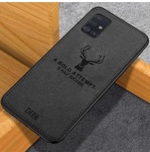 Кожен калъф Deer /черен/ за Samsung Galaxy M31