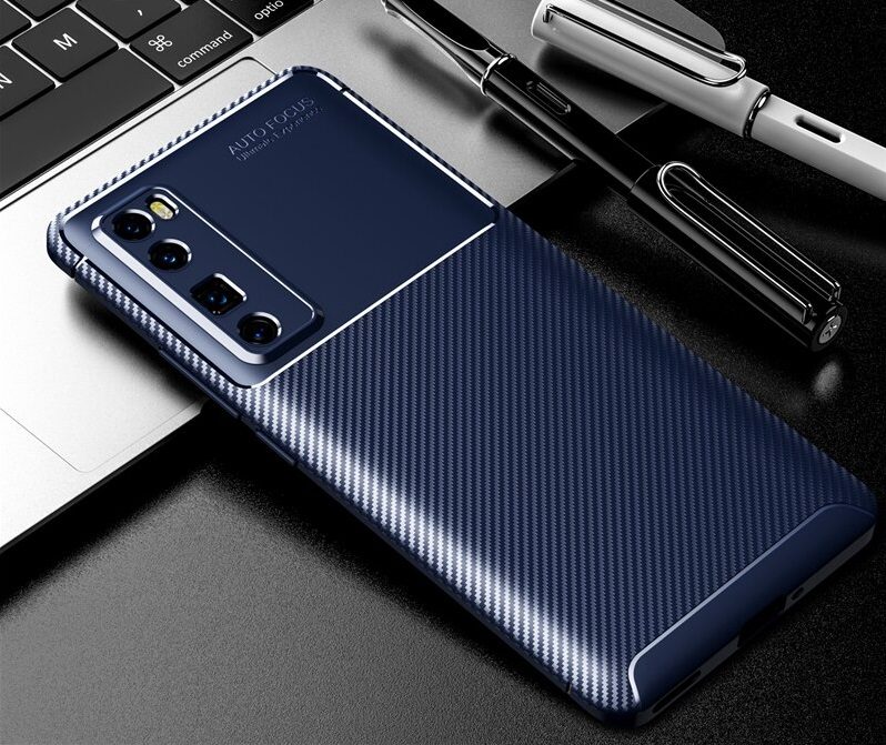 Силиконов калъф /син/ за Huawei Nova 7 pro 