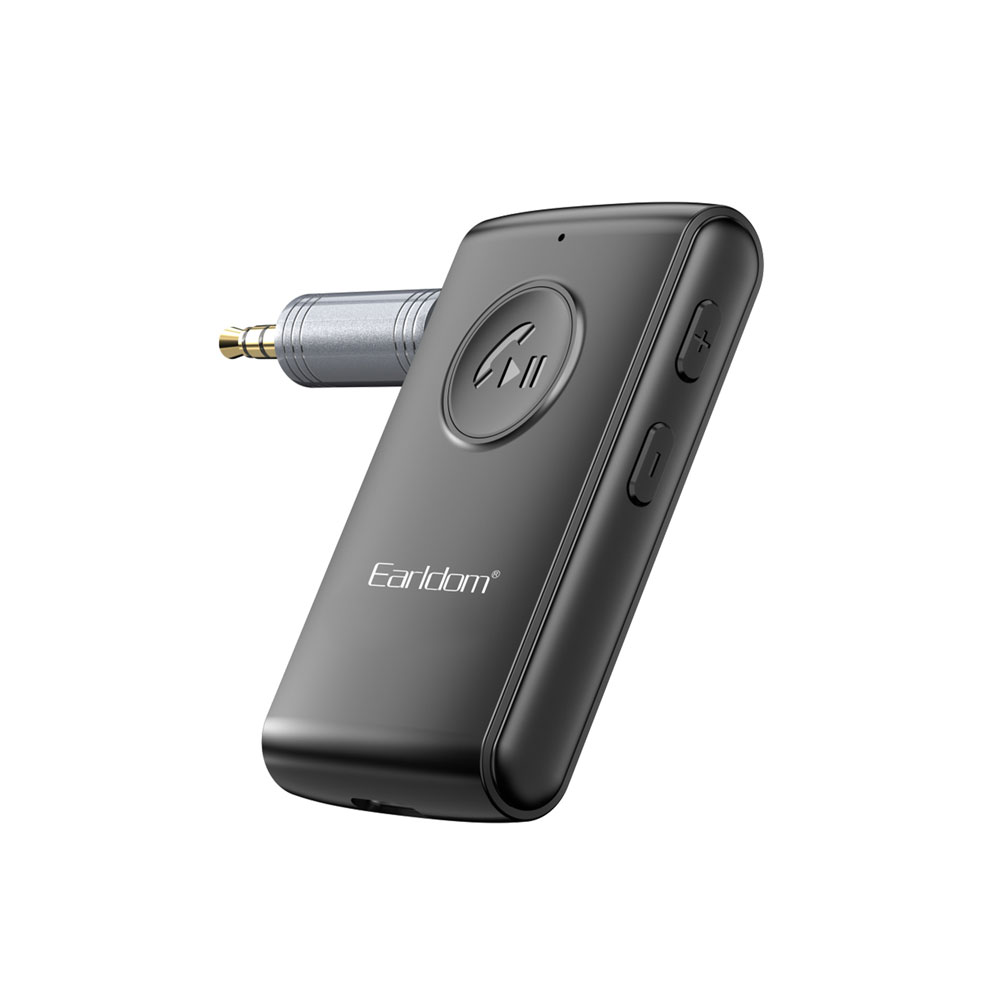Bluetooth аудио приемник Earldom ET-BR02, 3.5mm, Черен