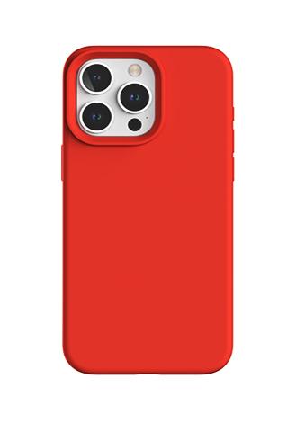 Калъф Liquid Silica Case / Червен / за iPhone 15 Pro Max 6.7