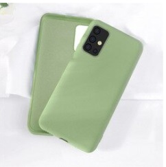 Матов силиконов калъф /зелен/ за Samsung A41 