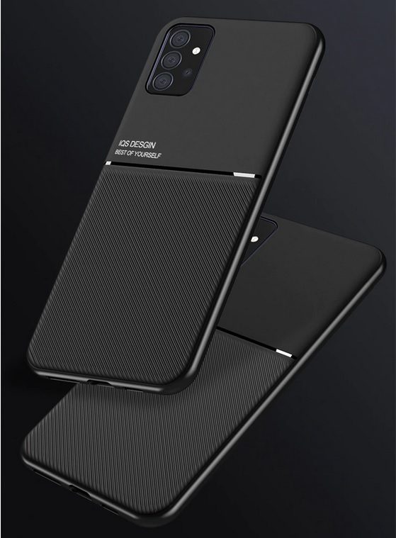 Силиконов калъф /черен/ IQS Design за Samsung A21s 