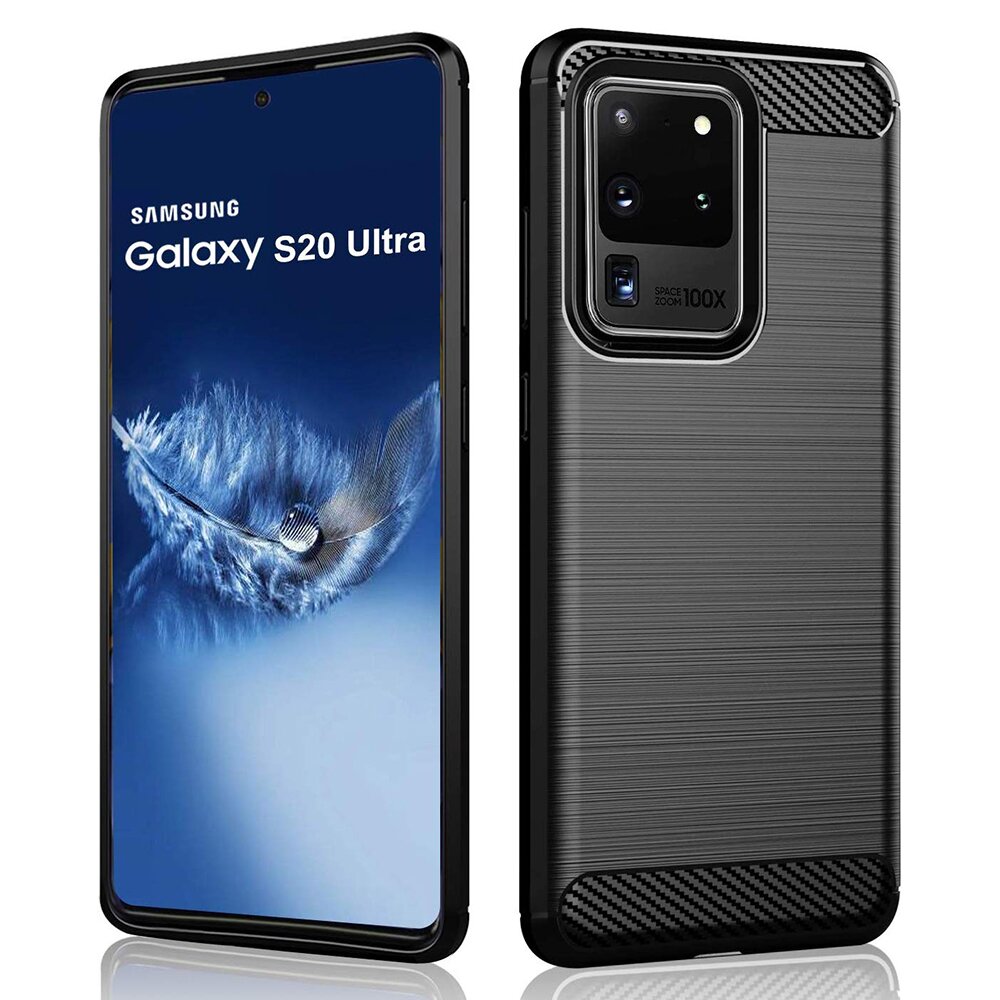 Силиконов калъф черен за Samsung S20 ULTRA