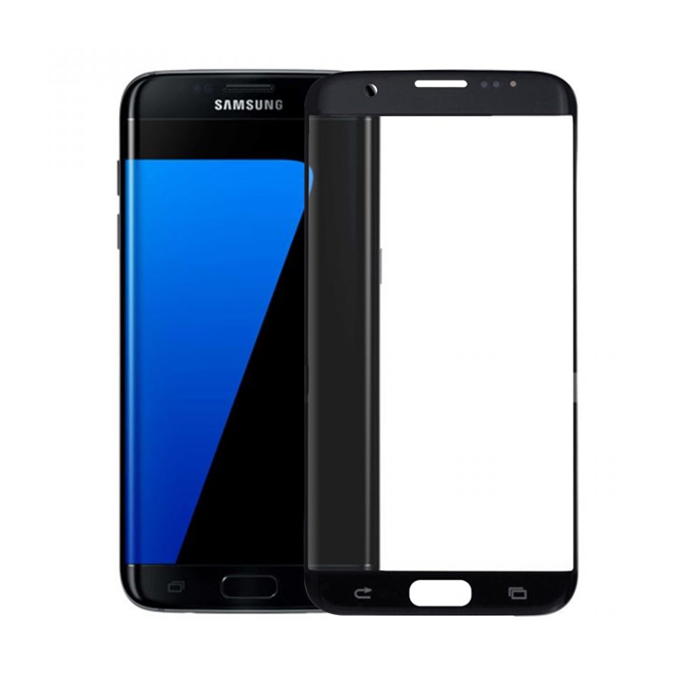 Стъклен протектор Mocoson Nano Flexible, за Samsung Galaxy S7 Edge, 5D, 0.3 mm, Черен