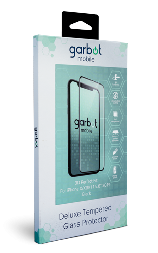 Стъклен screen протектор 3D garbot /черен/ за Samsung S10 plus 