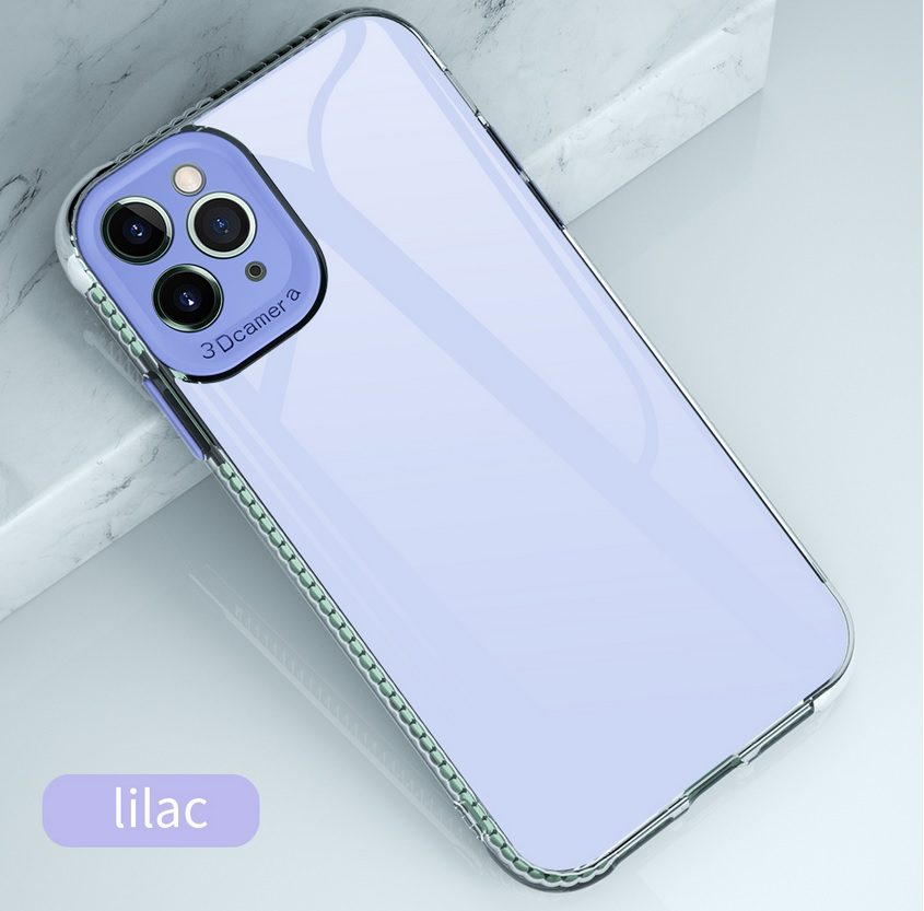 Твърд силиконов калъф /лилав/ за Iphone X / XS 