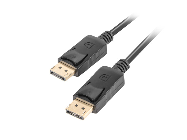 Видео кабел - Lanberg DP M/M cable 1m 4K ,black 