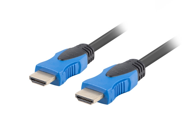 Видео кабел - Lanberg HDMI M/M V2.0 cable 4K 1.8m CU, black
