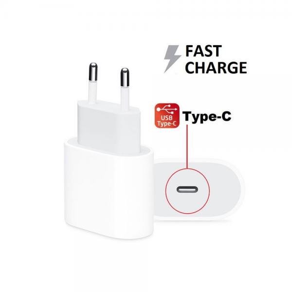 Зарядно/Адаптор Type-C 220V PD A1692 5V 20W Fast Charging 